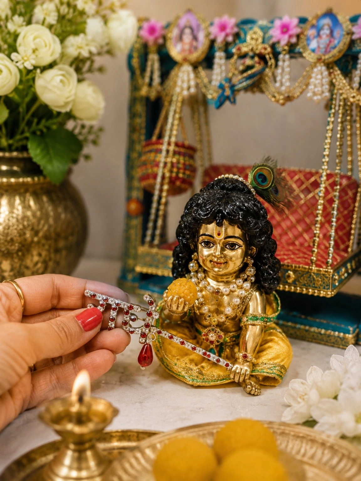 Handcrafted Laddu Gopal Ji Flute Collection
