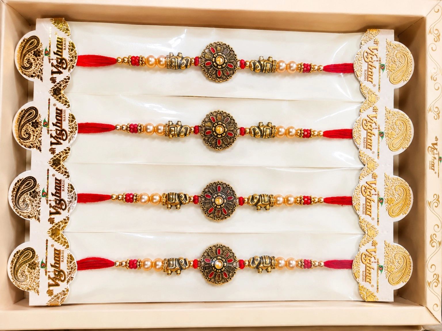 Rajwadi Pearl Rakhi